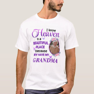 Personalised Heaven Is A Beautiful Place Memorial T-Shirt