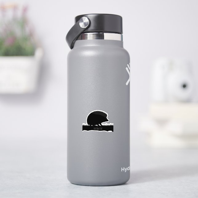 Personalised Hedgie Chic: Custom Text Hedgehog  (HydroFlask)