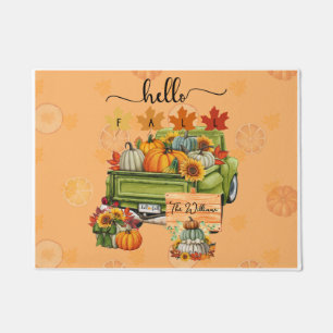 Personalised Hello Fall Doormat