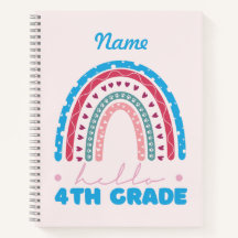 Personalised Hello Fourth Grade