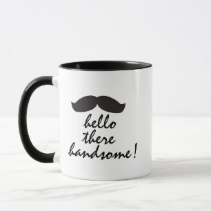 Personalised Hello Handsome Husband Boyfriend  Mug