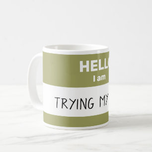 Personalised "Hello I Am" Mug