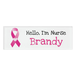 Personalised Hello, Im Nurse Name Tag