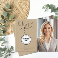 Personalised Hello Neighbour Realty Kraft Paper
