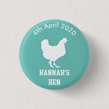 Personalised Hen Night Badge
