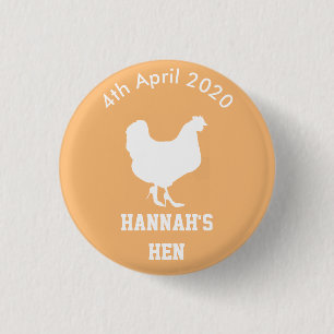 Personalised Hen Night Badge