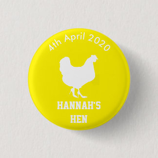Personalised Hen Night Badge