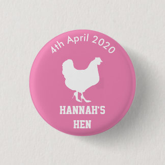 Personalised Hen Night Badge
