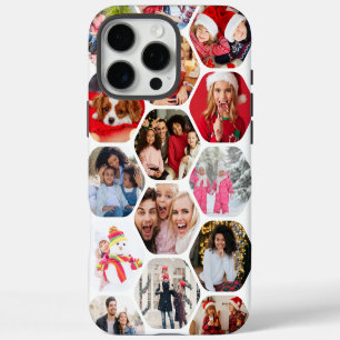 Personalised Hexagon Multi Photo Collage iPhone 16 Pro Max Case