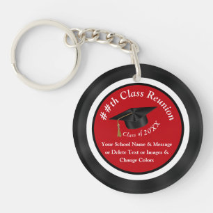Personalised High School Class Reunion Gifts Key Ring