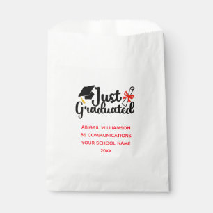 Personalised High School College Graduation  Favour Bag