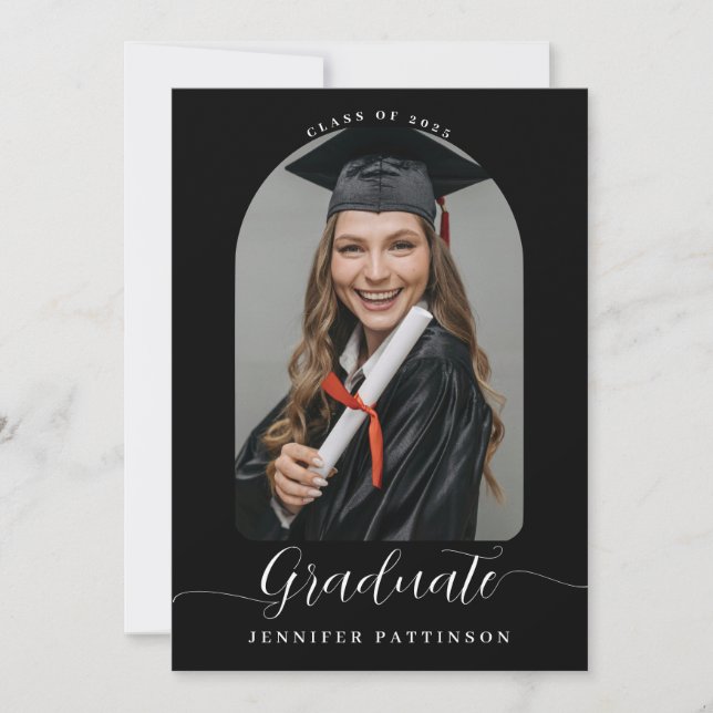 Personalised High School Graduation Announcement (Front)