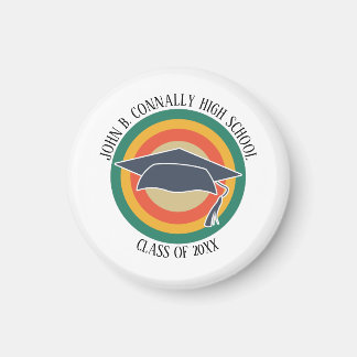 Personalised High School Graduation Class of 2022 Magnet