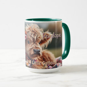 Personalised Highland Cow Mug