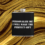 Personalised Hip Flask<br><div class="desc">Personalise to create the perfect gift!</div>