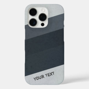 Personalised Hipster Stripes Pattern iPhone 16 Pro Case