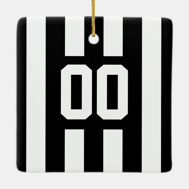 Personalised Hockey Football Referee Ornament (Back)