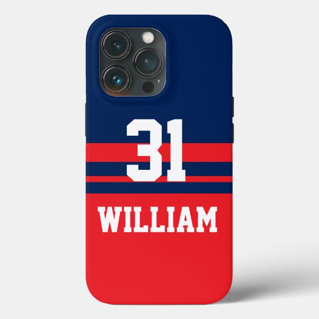 Personalised Hockey iPhone Case (Back)
