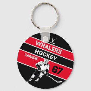 Personalised Hockey Keychain