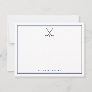 Personalised Hockey Note Card 