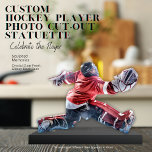 Personalised Hockey Player Acrylic Photo Statuette Standing Photo Sculpture<br><div class="desc">Showcase the Action | Turn your hockey memories into a captivating keepsake with our custom acrylic photo statuette. Perfect for players, parents, and fans, this unique product highlights the dynamic energy of your favourite player. Simply remove the background of your chosen photo using free online tools to isolate the player....</div>