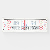 Personalised Hockey Rink Diagram Design on a