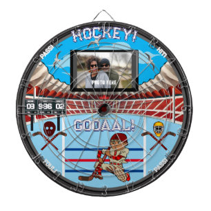 Personalised Hockey Stadium House Dartboard
