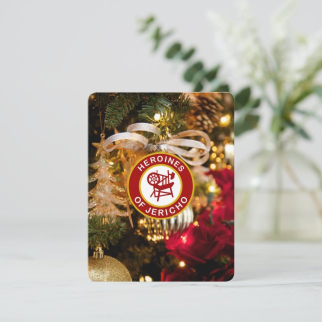 Personalised HOJ Christmas Card (Standing Front)