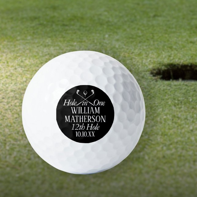 Personalised Hole in One Best Golfer Golf Balls (Personalized Hole in One Best Golfer Golf Balls)