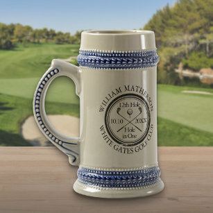 Personalised Hole in One Classic Golf Beer Stein