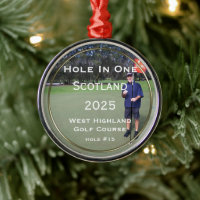 Personalised Hole In One Keepsake Ornament