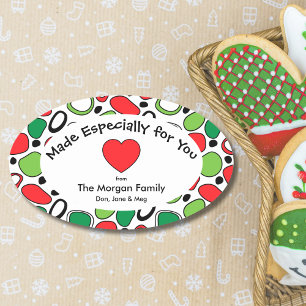 Personalised Holiday Gift Label - Custom Sticker