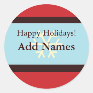 Personalised Holiday Gift Sticker