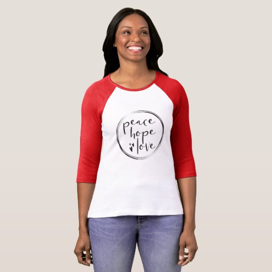 Personalised • Holiday • PEACE HOPE LOVE T-Shirt