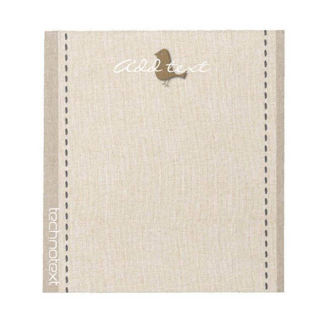 Personalised Holiday Season Vibe Notepad (Front)