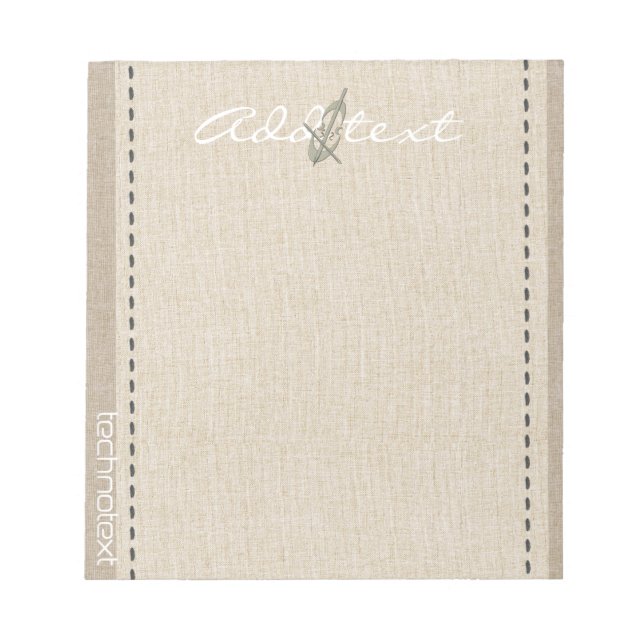 Personalised Holiday Season Vibe Notepad (Front)