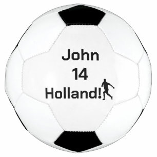 Personalised Holland Football Fan Gear Soccer Ball
