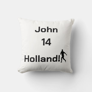 Personalised Holland Soccer Fan Home Decor Cushion