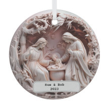 Personalised Holy Family Ornament