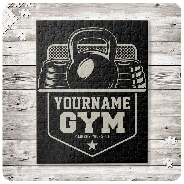 Personalised Home GYM Kettlebell Fitness Trainer   Jigsaw Puzzle (Creator Uploaded)