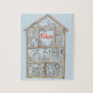 Personalised Home Heart puzzle