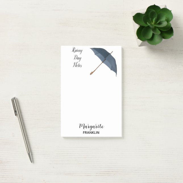 Personalised Home Office Rainy Day Notes (Office)