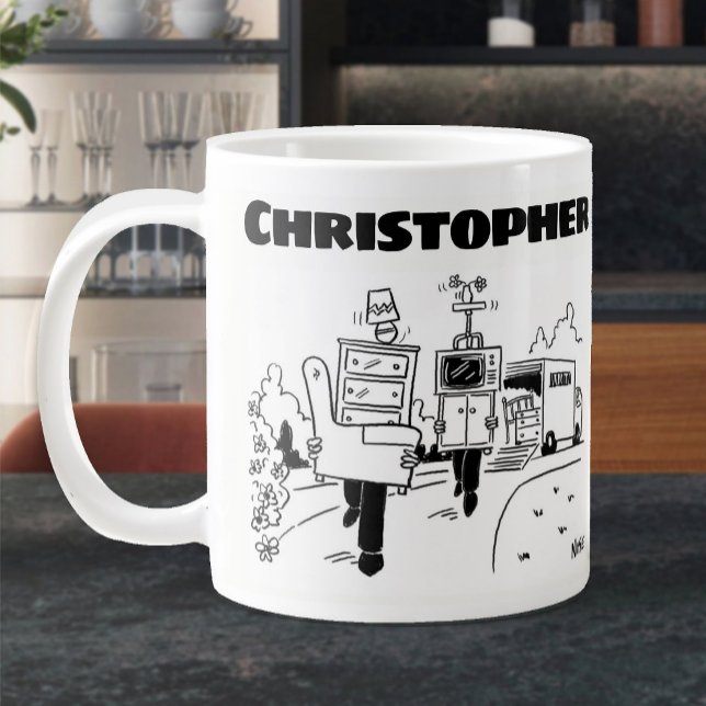 Personalised Home Removals Large Coffee Mug (Creator Uploaded)