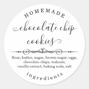 Personalised Homemade Food Sticker