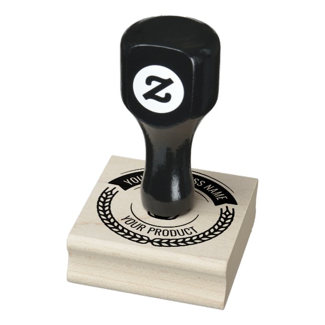 Personalised Homemade Logo Custom Large Rubber Sta Stamp (Stamp)