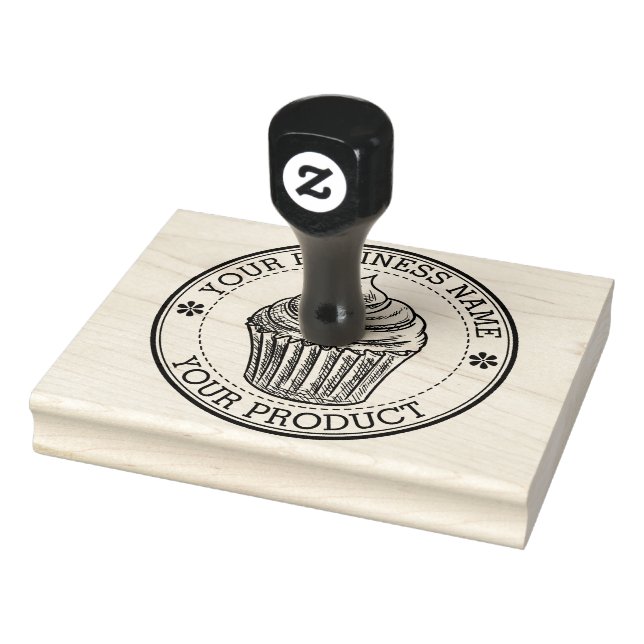 Personalised Homemade Logo Custom Large Rubber Stamp (Stamp)