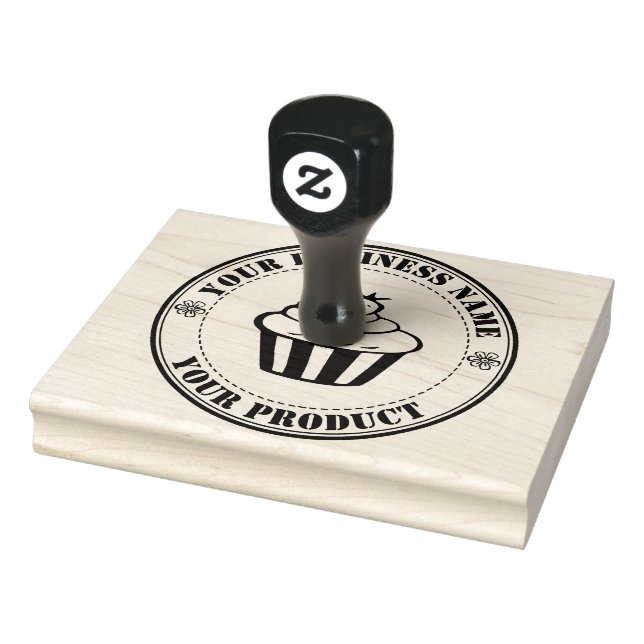 Personalised Homemade Logo Custom Large Rubber Stamp (Stamp)