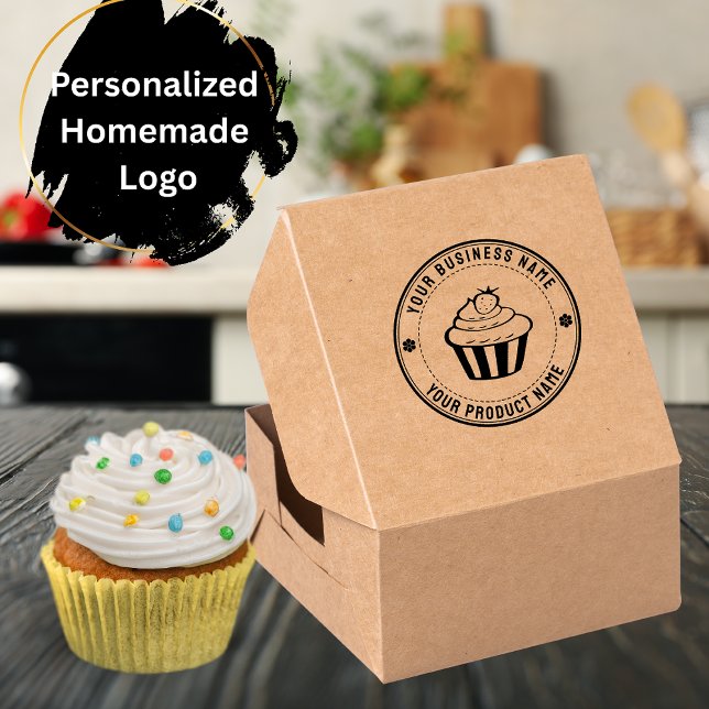 Personalised Homemade Logo Custom Large Rubber Stamp (Creator Uploaded)