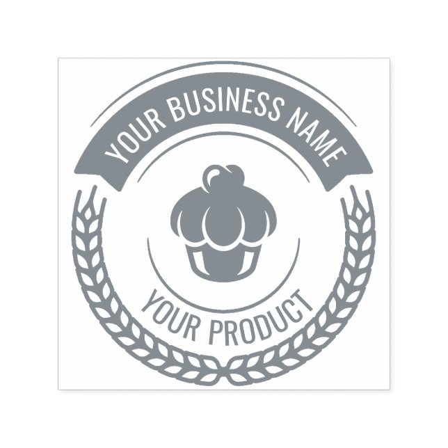 Personalised Homemade Logo Custom Large  Self-inking Stamp (Design)