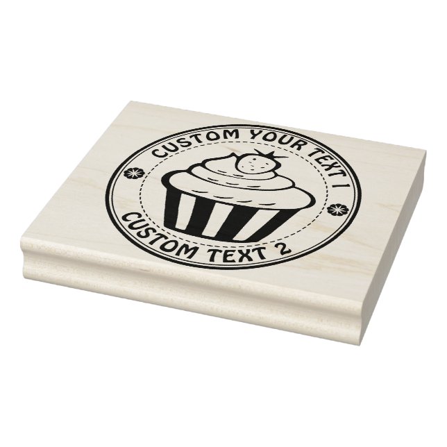 Personalised Homemade Logo Custom Rubber Stamp (Stamp)